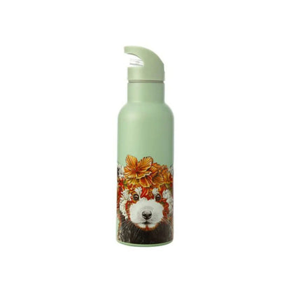 Maxwell & Williams Wild Planet 500ml Panda Bottle Green