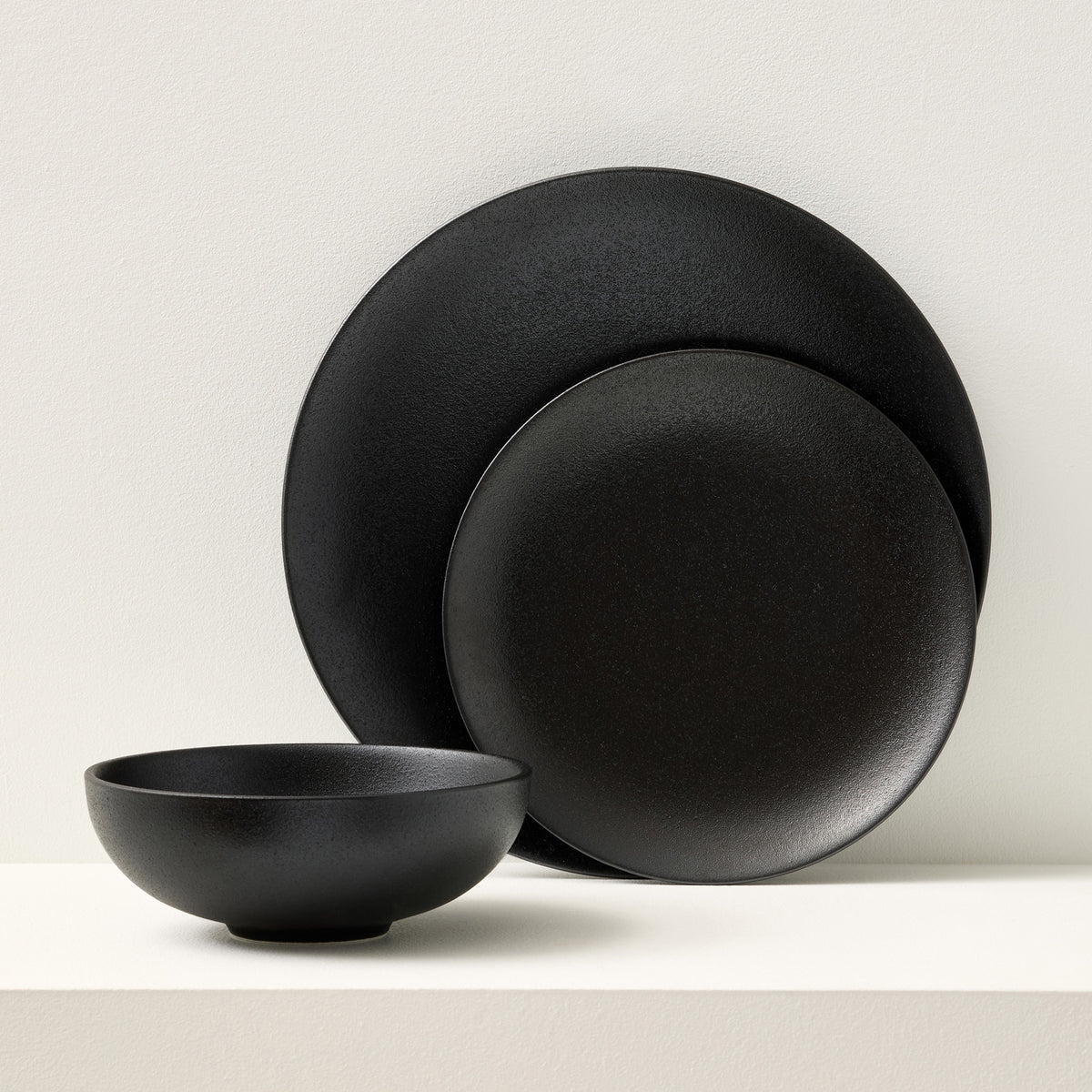 Maxwell & Williams Caviar 12 Piece Dinner Set Black
