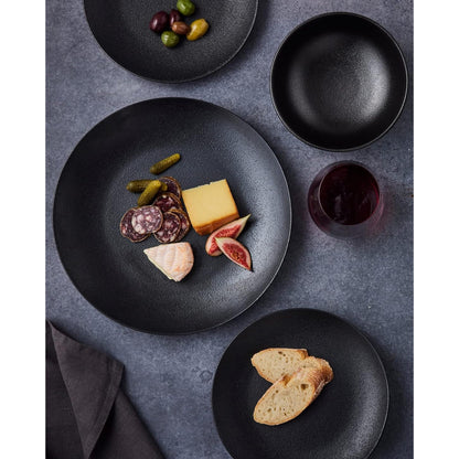 Maxwell & Williams Caviar 12 Piece Dinner Set Black