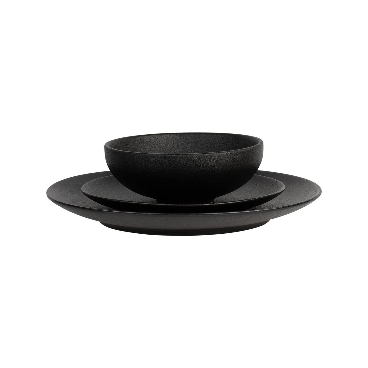 Maxwell & Williams Caviar 12 Piece Dinner Set Black