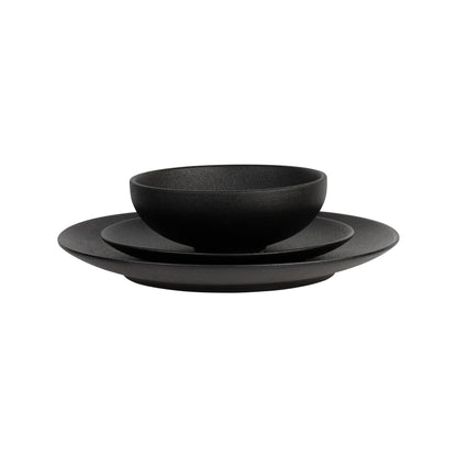 Maxwell & Williams Caviar 12 Piece Dinner Set Black