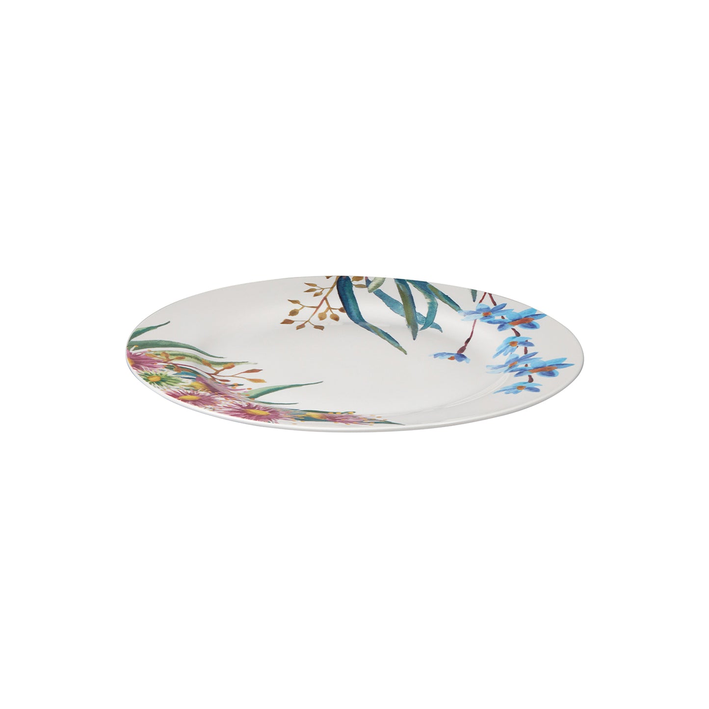 Maxwell & Williams Eucalyptus Bloom 23cm Rim Entree Plate White