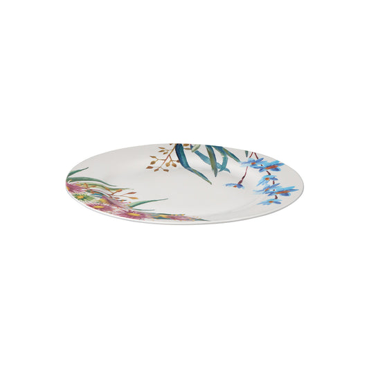 Maxwell & Williams Eucalyptus Bloom 23cm Rim Entree Plate White