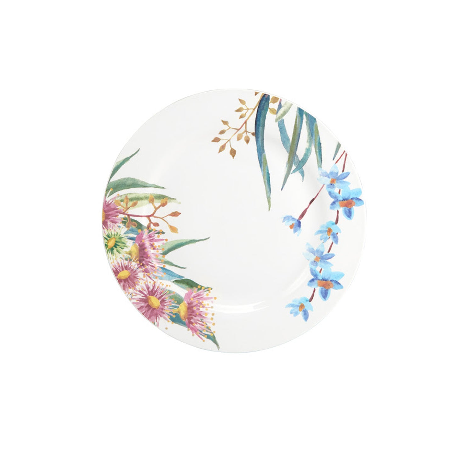 Maxwell & Williams Eucalyptus Bloom 23cm Rim Entree Plate White