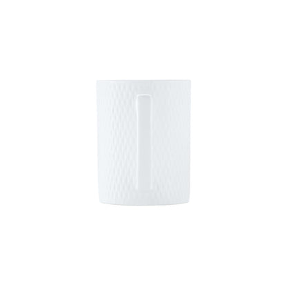 Maxwell & Williams White Basics 400ml Diamonds Straight Mug White