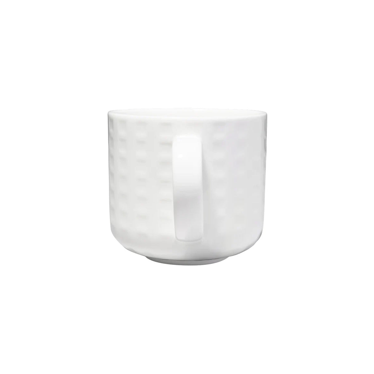 Maxwell & Williams White Basics Grid Mug 440ml White