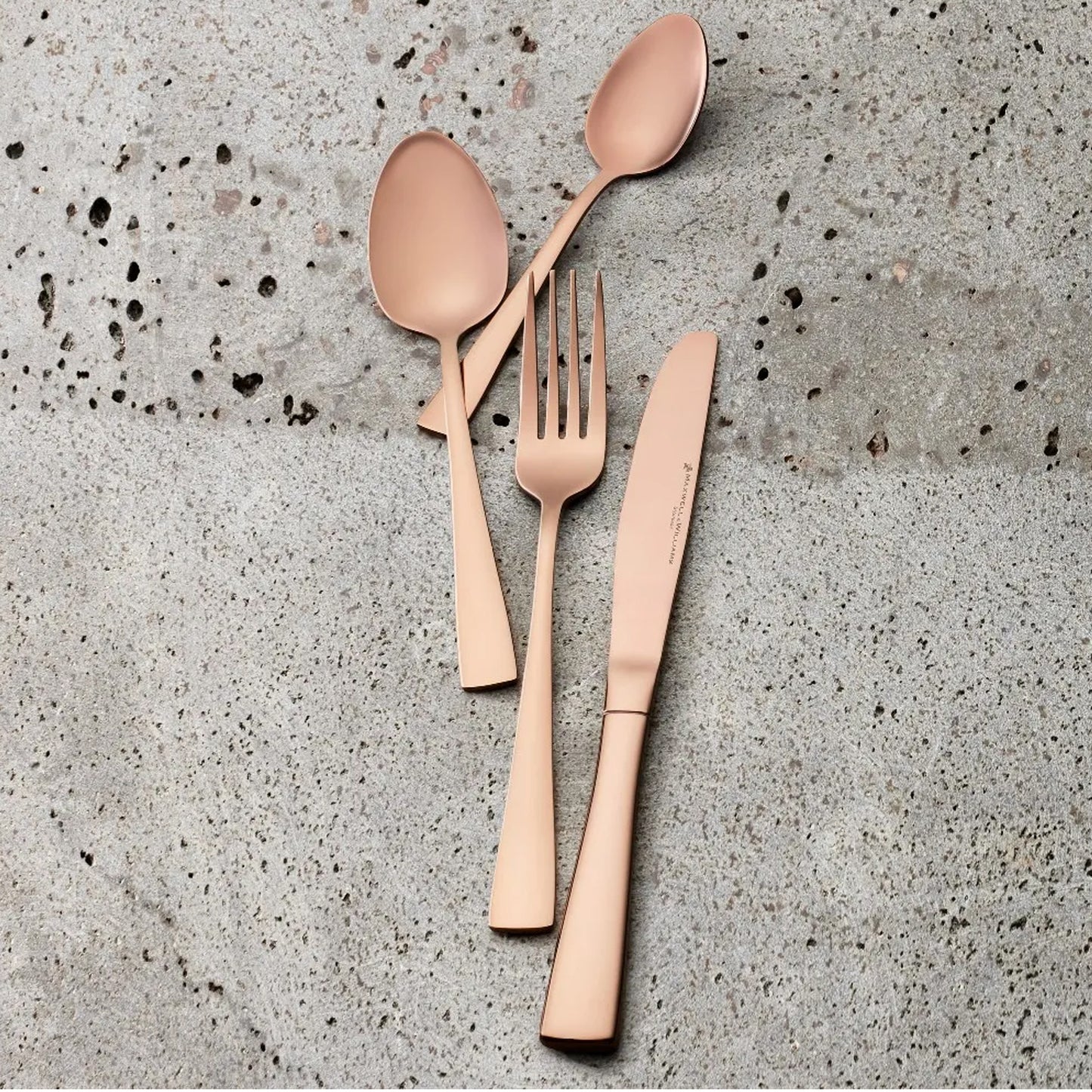 Maxwell & Williams Arden 16 Piece Cutlery Set Copper