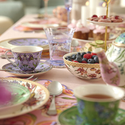 Maxwell and Williams 4 Piece 230ml Mystique Tall Cup & Saucer Set Multicoloured