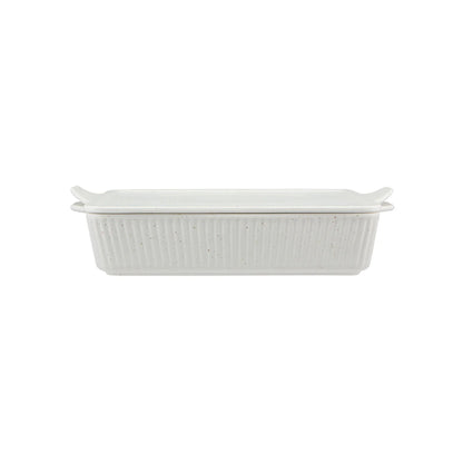 Maxwell & Williams Speckle Rectangular Baker With Tray Cream