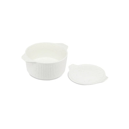 Maxwell & Williams Speckle Casserole With Tray Cream