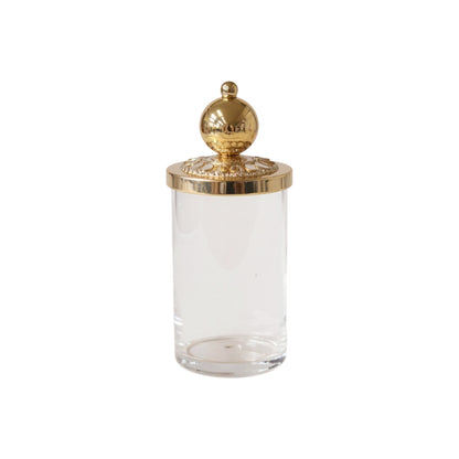 The Venus 3 Piece Canister Set Gold