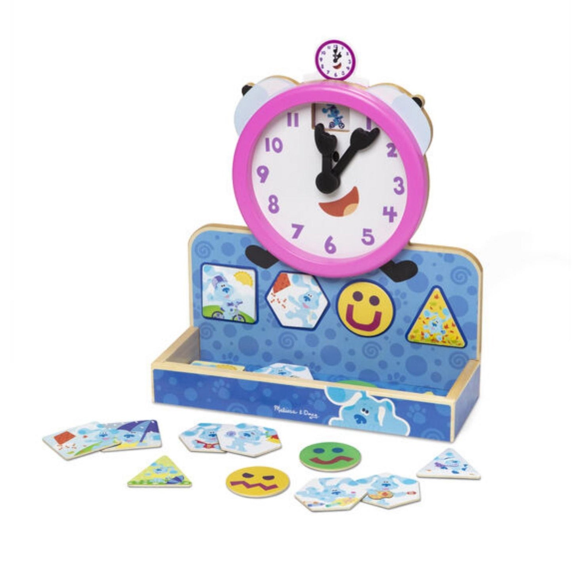 Melissa & Doug Blues Clues & You! Tickety-Tock Wooden Magnetic Clock