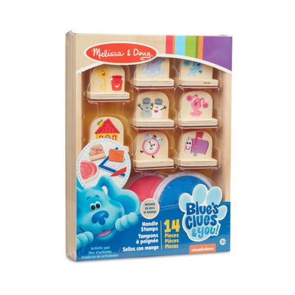 Melissa & Doug Blues Clues & You! Wooden Handle Stamps Activity