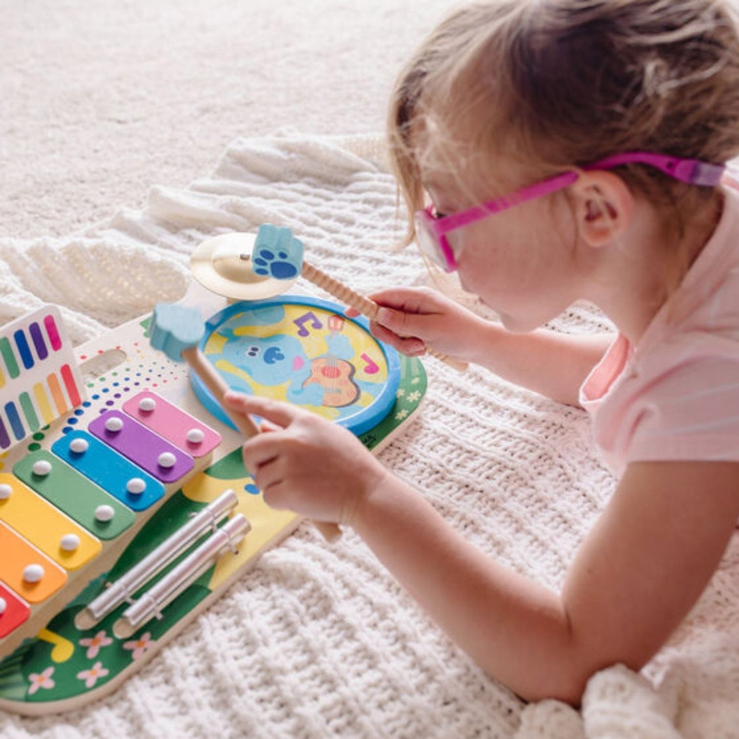 Melissa & Doug Blues Clues & You! Wooden Music Maker Board