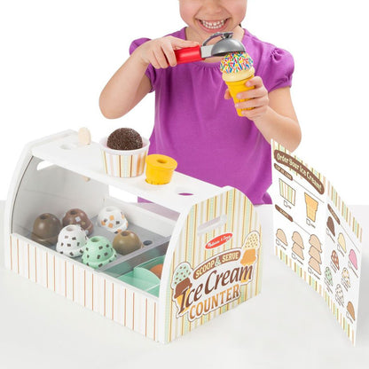 Melissa & Doug Scoop & Serve Ice Cream Counter