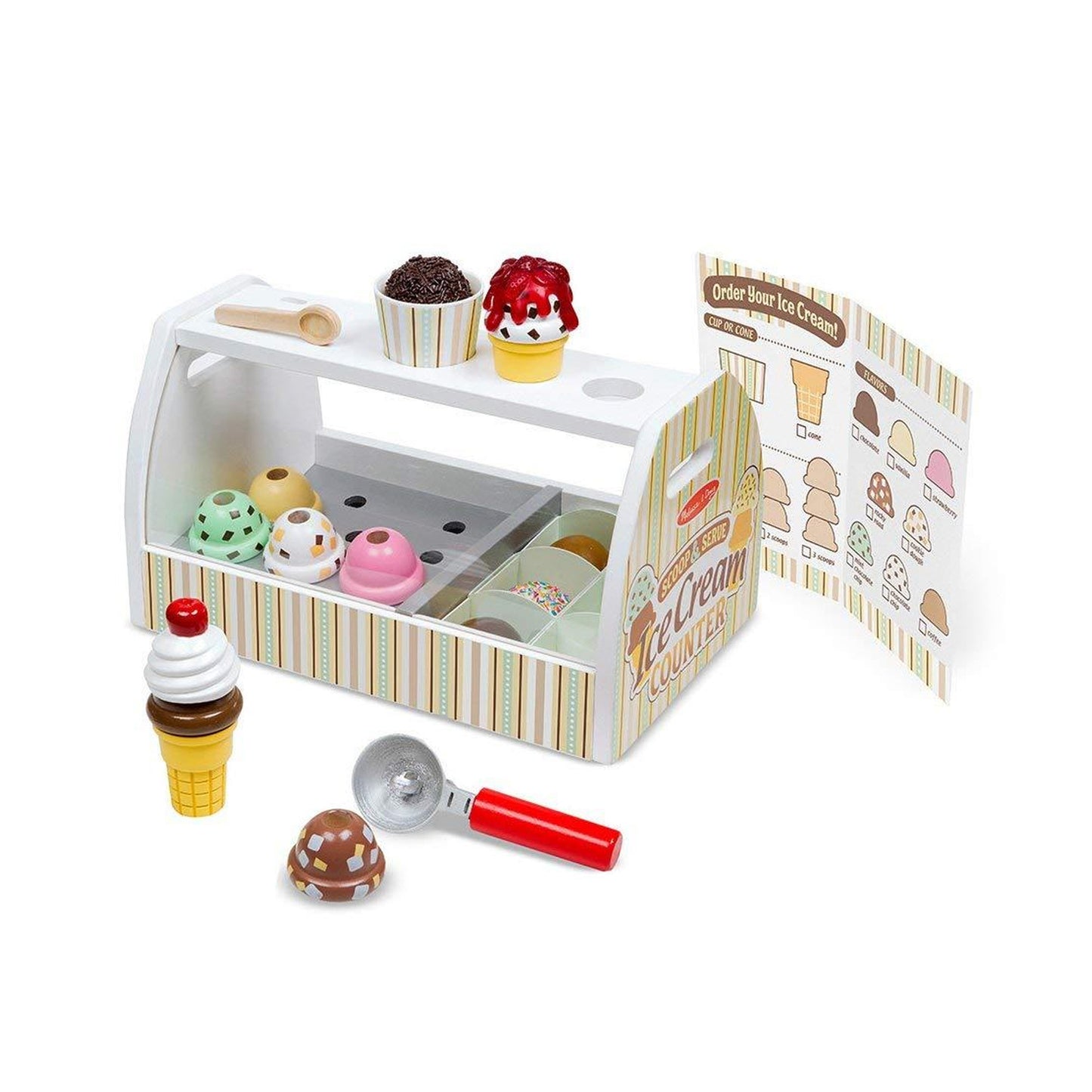 Melissa & Doug Scoop & Serve Ice Cream Counter