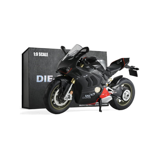 Die-Cast Motorcycle Model Black (Pre-order)