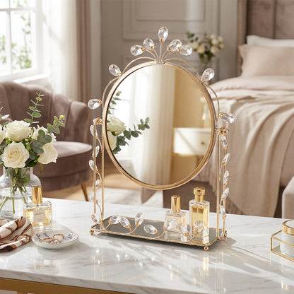Adjustable Mirror Gold