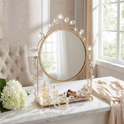 Adjustable Mirror Gold