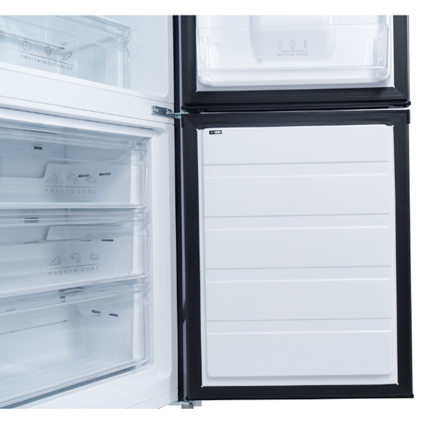 Midea 262L Frost Free Bottom Mount Fridge with Water Dispenser Dark Grey