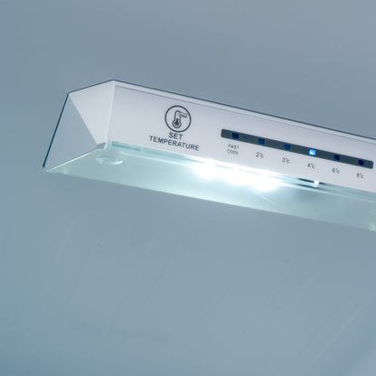 Midea 262L Frost Free Bottom Mount Freezer Silver