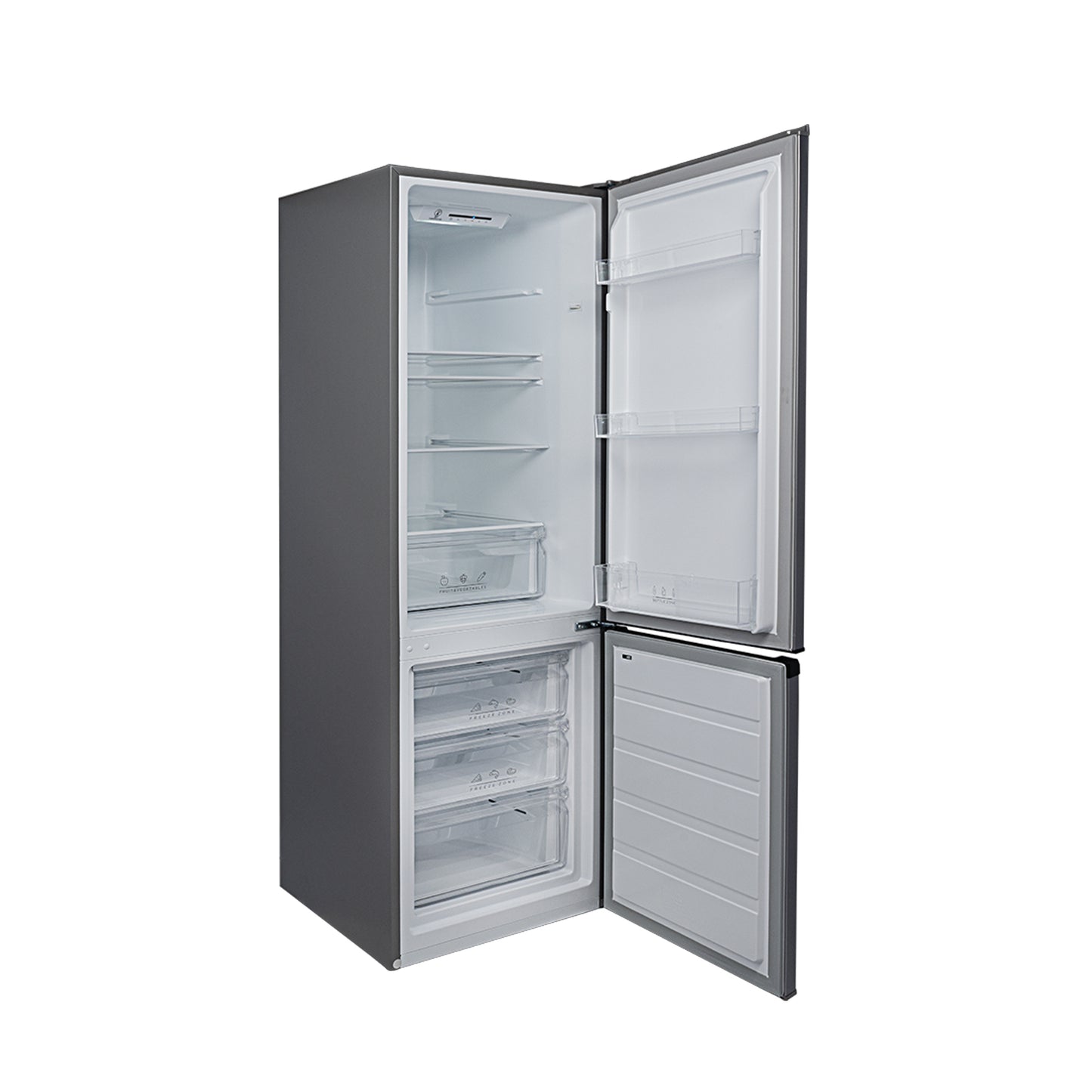 Midea 262L Frost Free Bottom Mount Freezer Silver