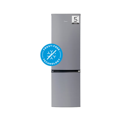 Midea 262L Frost Free Bottom Mount Freezer Silver