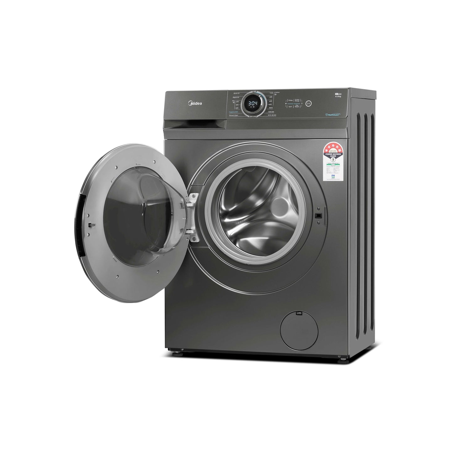 Midea 6kg Front Loader Washing Machine Titanium