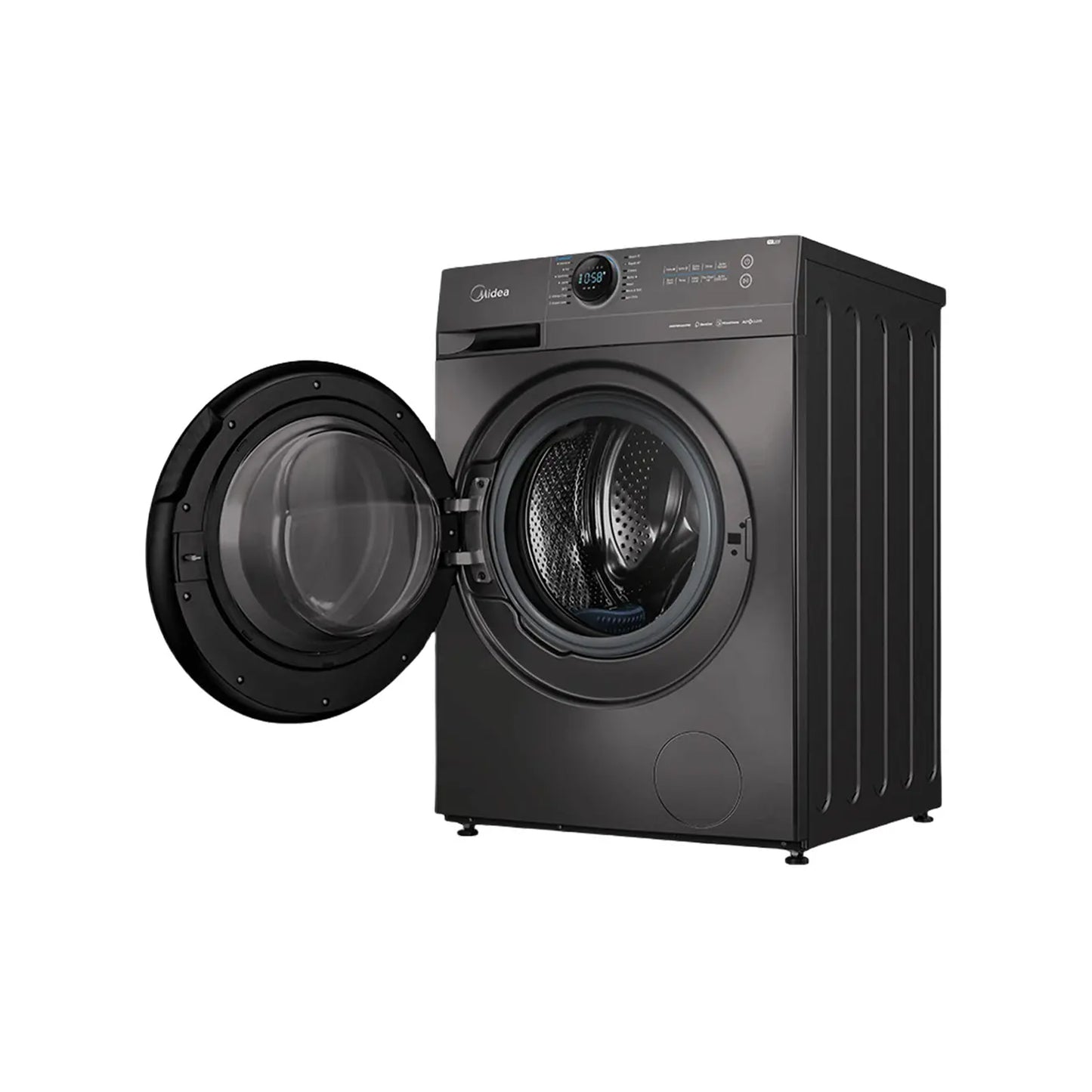 Midea 12kg Front Load Washing Machine Inverter Titanium