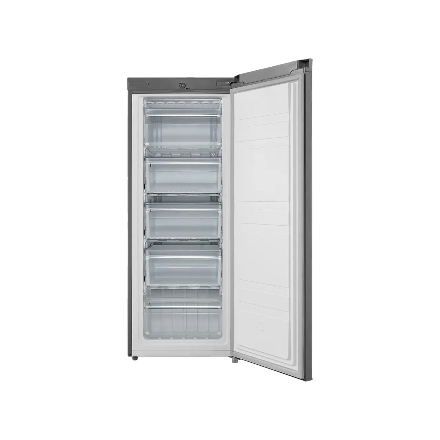 Midea 157L Upright Freezer Silver