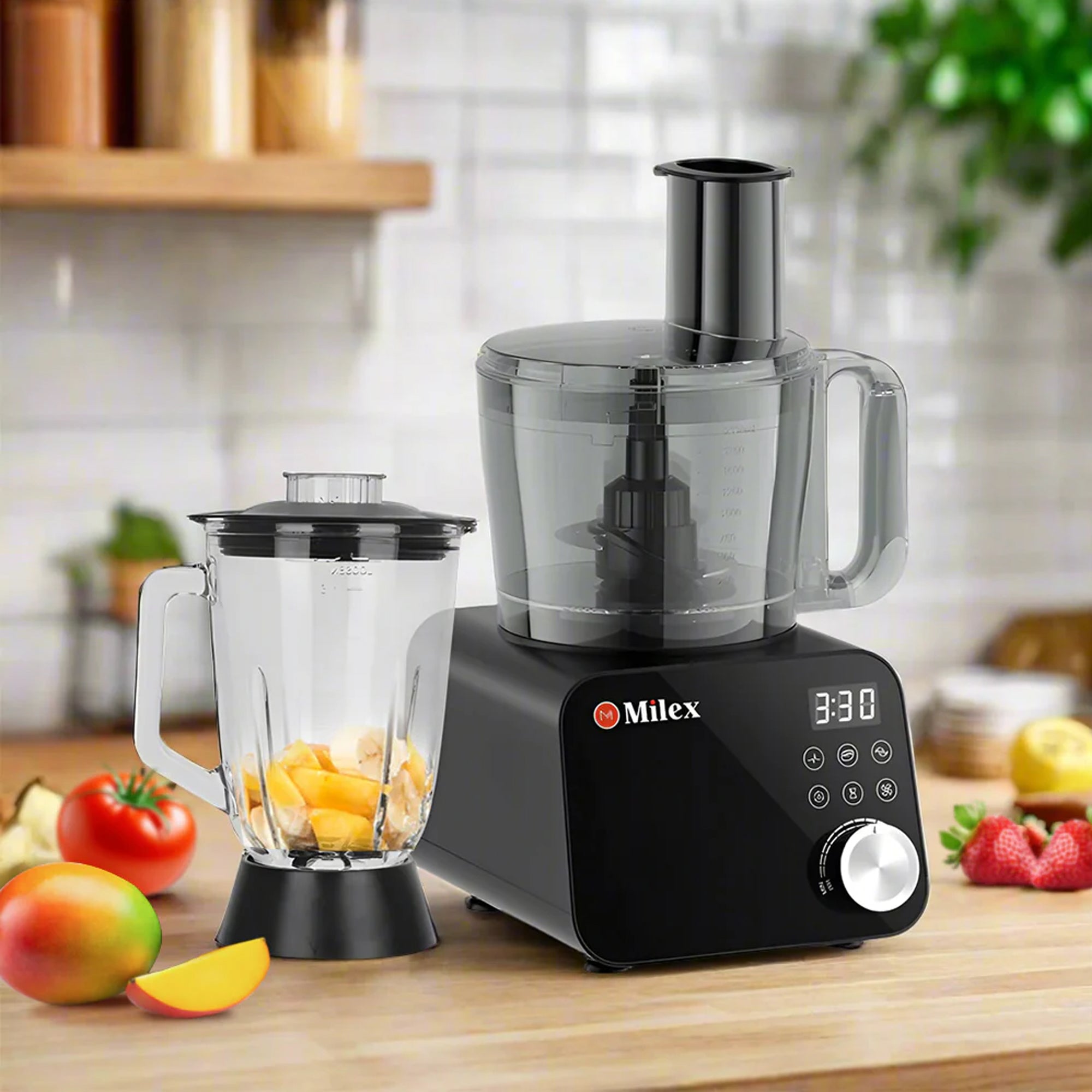 Milex Nutri Multi Food Processor Black – The Culinarium