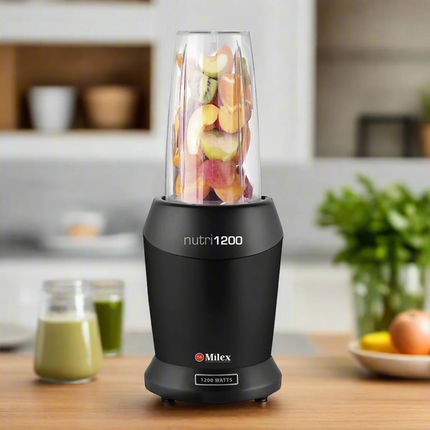 Milex Nutri 1200 8-in-1 Nutritional Blender Black