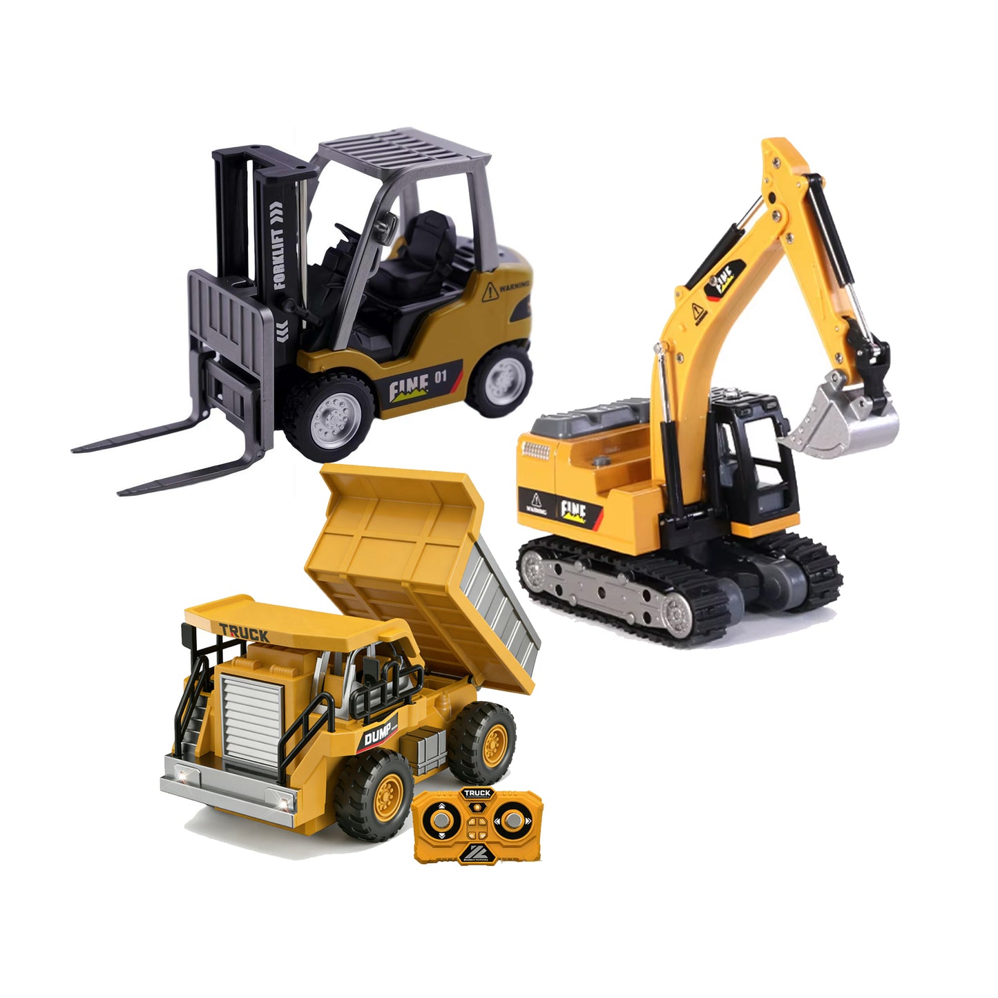 3 Piece RC Combo Yellow & Black