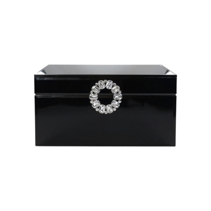Jewellery Box with Ring Design Black