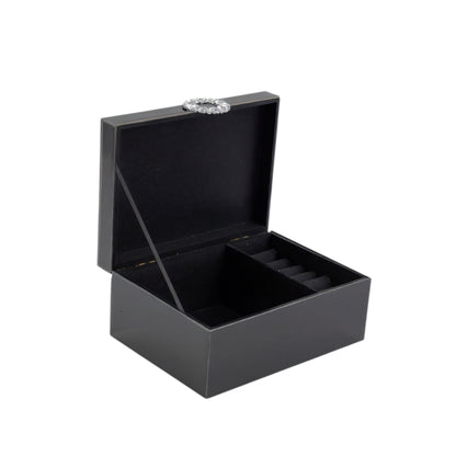 Jewellery Box with Ring Design Black
