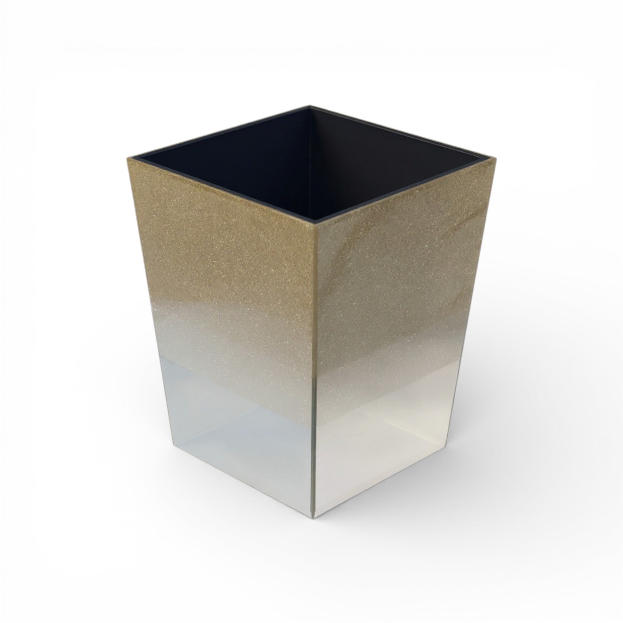 Glass Glitter Dustbin Gold – The Culinarium