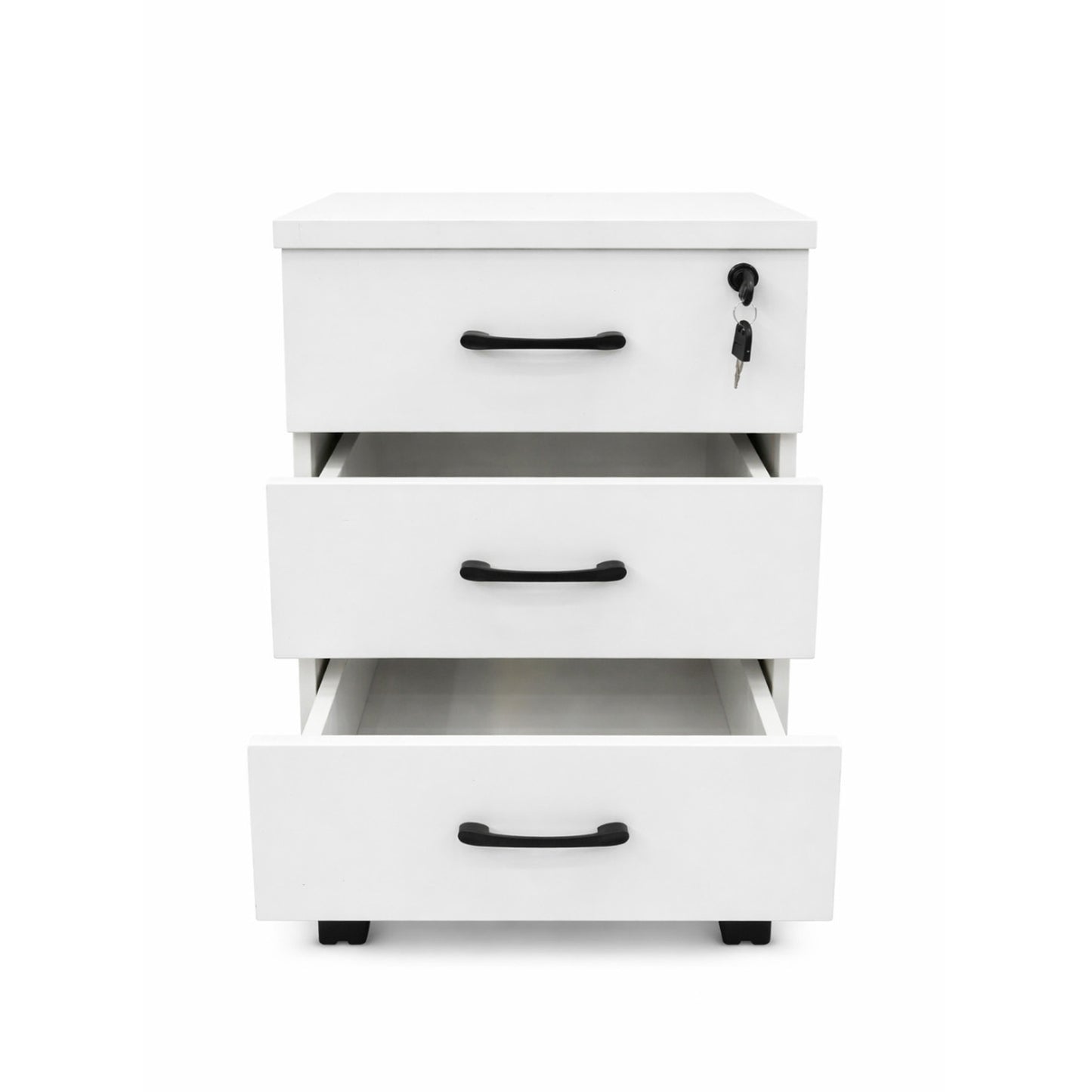 Modern 3 Drawer Chest of Drawers White