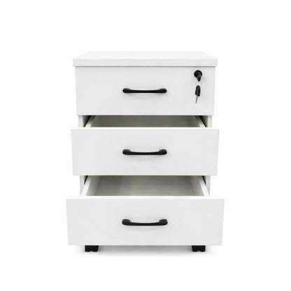 Modern 3 Drawer Chest of Drawers White