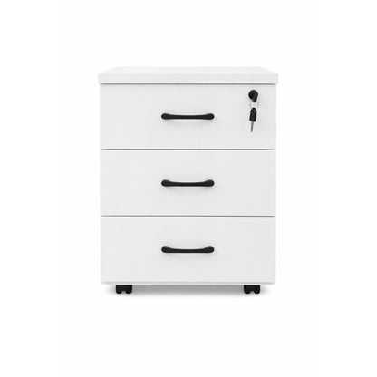 Modern 3 Drawer Chest of Drawers White