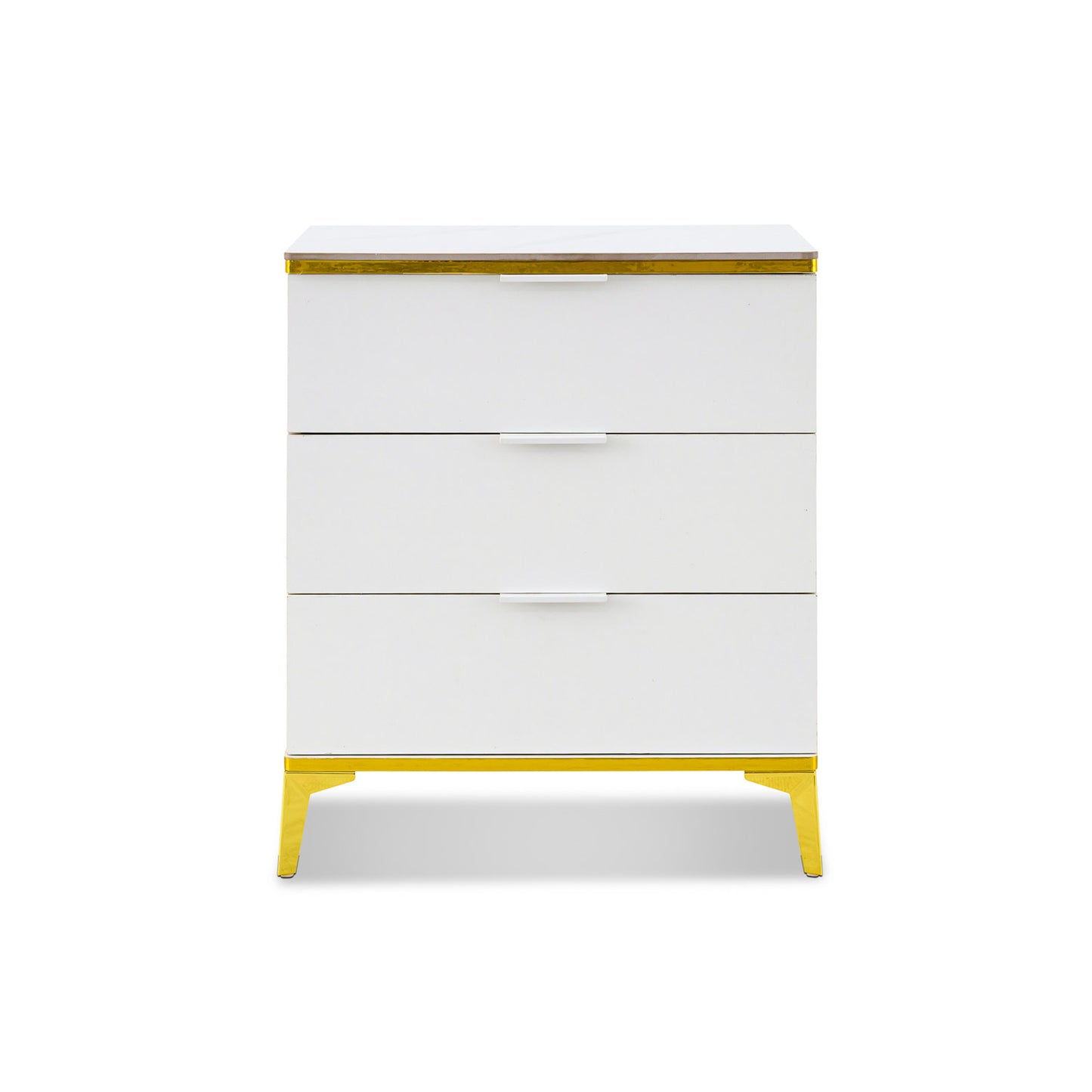 Modern 3 Drawer Chest of Drawers White
