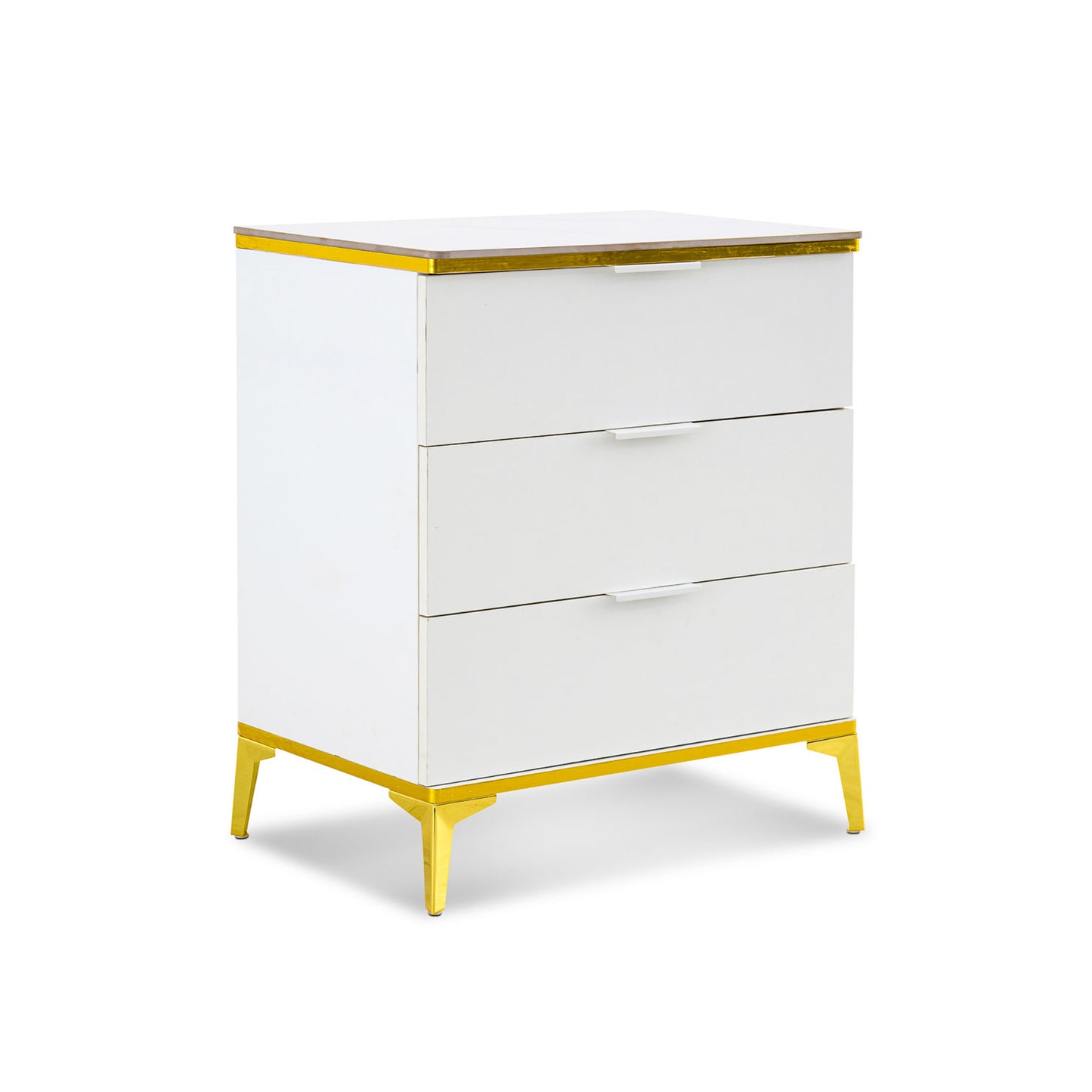 Modern 3 Drawer Chest of Drawers White