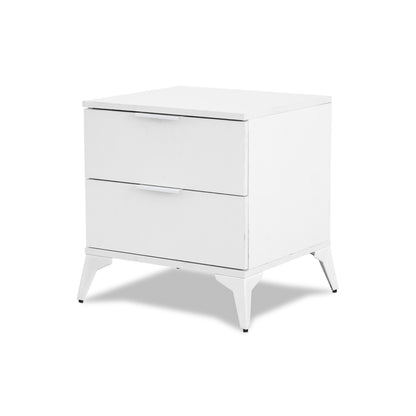 Modern 2 Drawer Chest of Drawers White