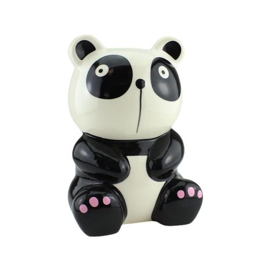 Panda Ceramic Money Bank Black & White