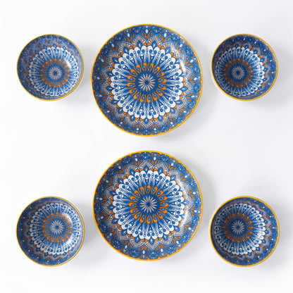 6 Piece Serving Bowl Set Multicoloured