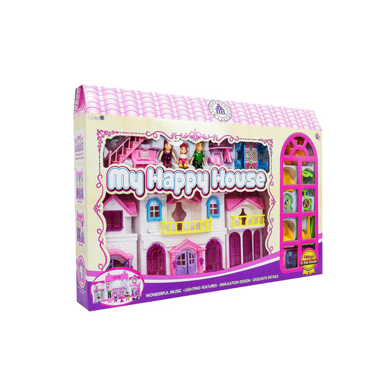 My Family House Villa Play Set with Light & Sound Pink