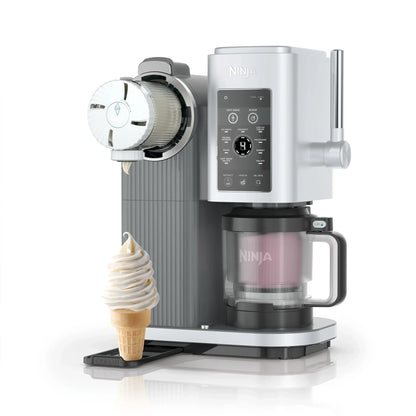 Ninja CREAMi Scoop & Swirl Ice Cream Maker - Silver