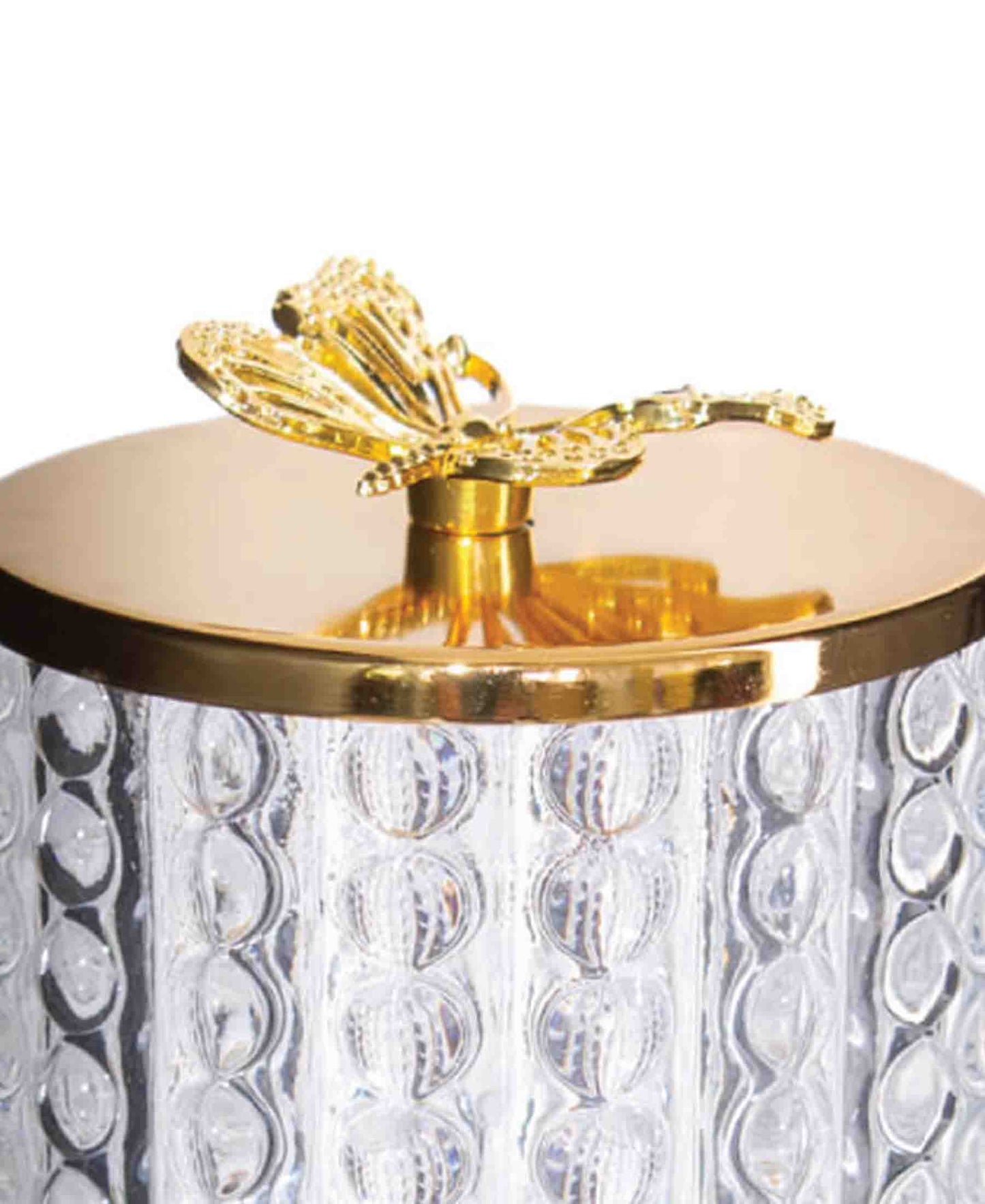 Urban Decor Gold Butterfly Trinket - Clear & Gold