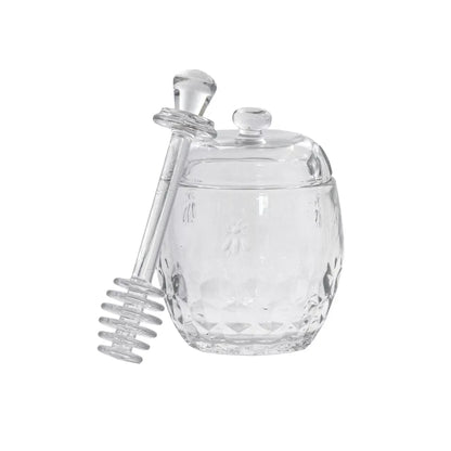 Kitchen Life 220ml Honey Pot with Lid Clear