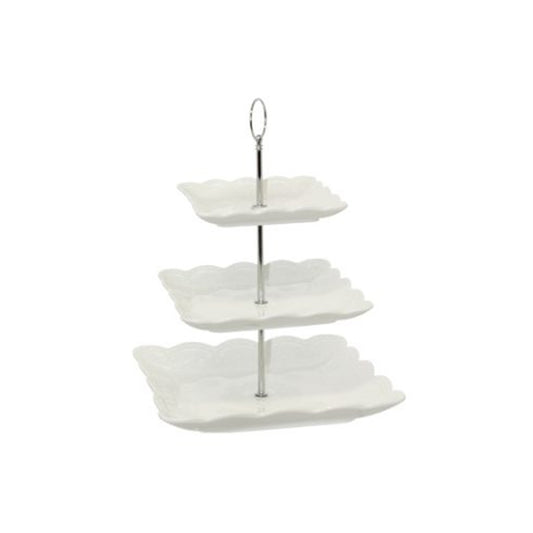 Kitchen Life Isa 35cm Cupcake Stand White