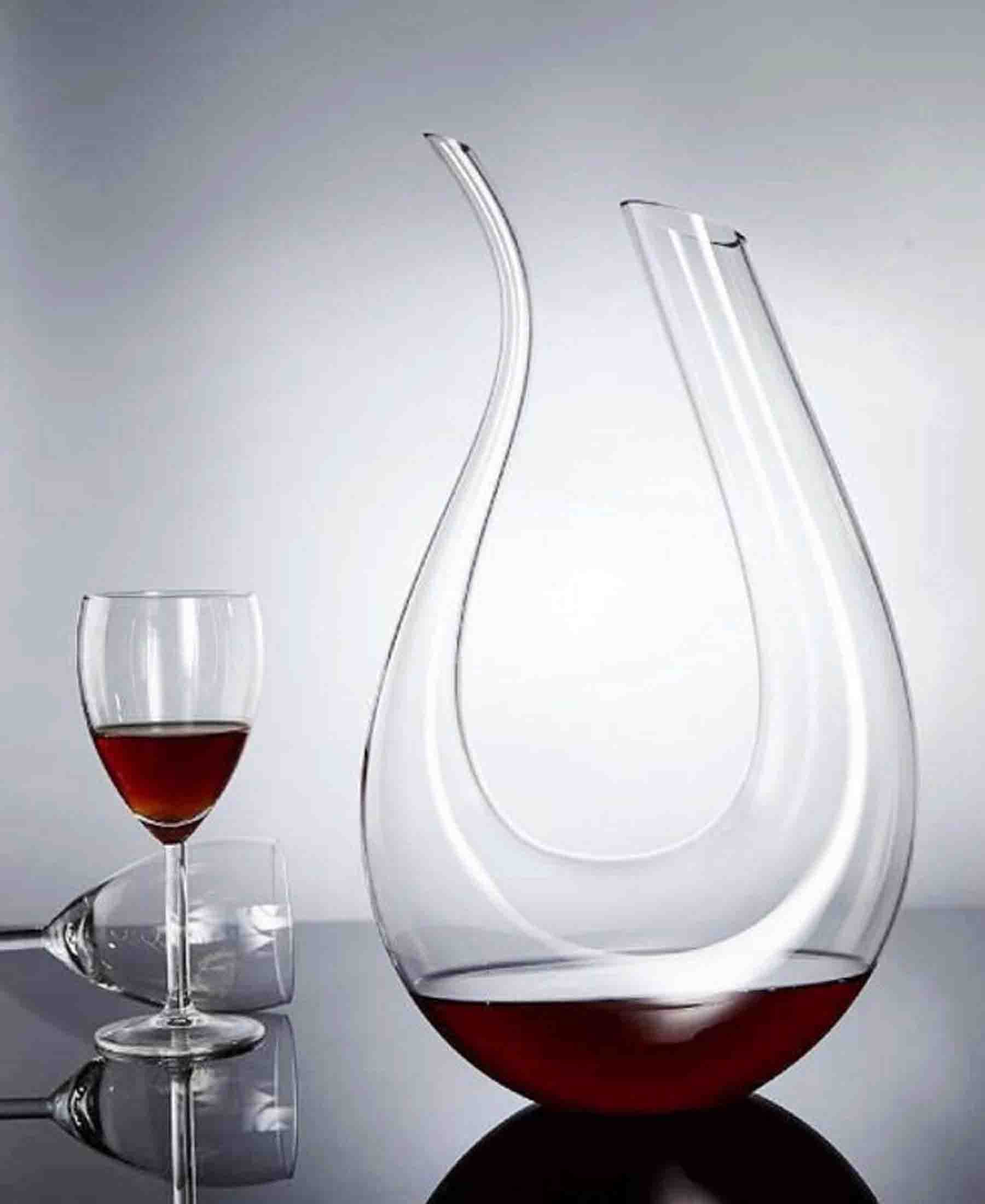 Kitchen Life Prague Decanter & 2 Wine Glasses Set - Clear – The Culinarium